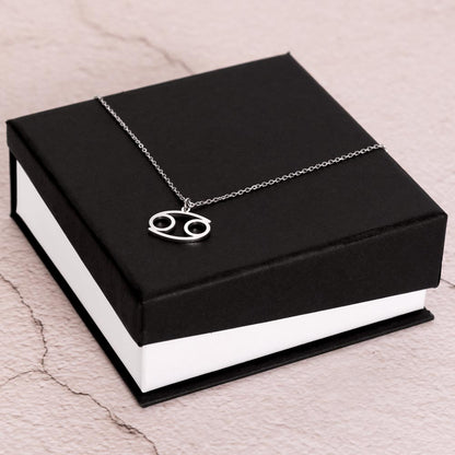 Starlit Self Zodiac Charm Necklace – Astrology Sign Pendant in Stainless Steel or 18K Gold Finish