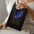 Starlit Self Vision Journal – “Where Vision Expands, Deeper Purpose Awakens.” Faux Leather Hardcover Writing Notebook